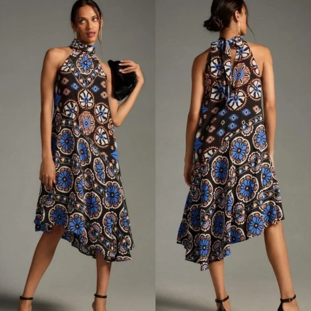 NEW WITH TAGS Anthropologie  Flowy Trapeze Dress Size Medium